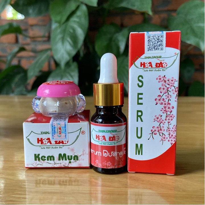 Combo dưỡng trắng da ngăn ngừa mụn Hoa Đào hiệu quả