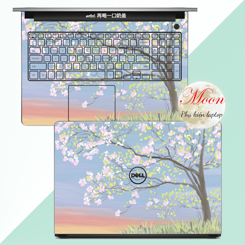 Skin Laptop Art4 Miếng Dán Máy Tính Nghệ Thuật Cho Tất Cả Các Dòng Máy Decal Laptop- phụ kiện moon