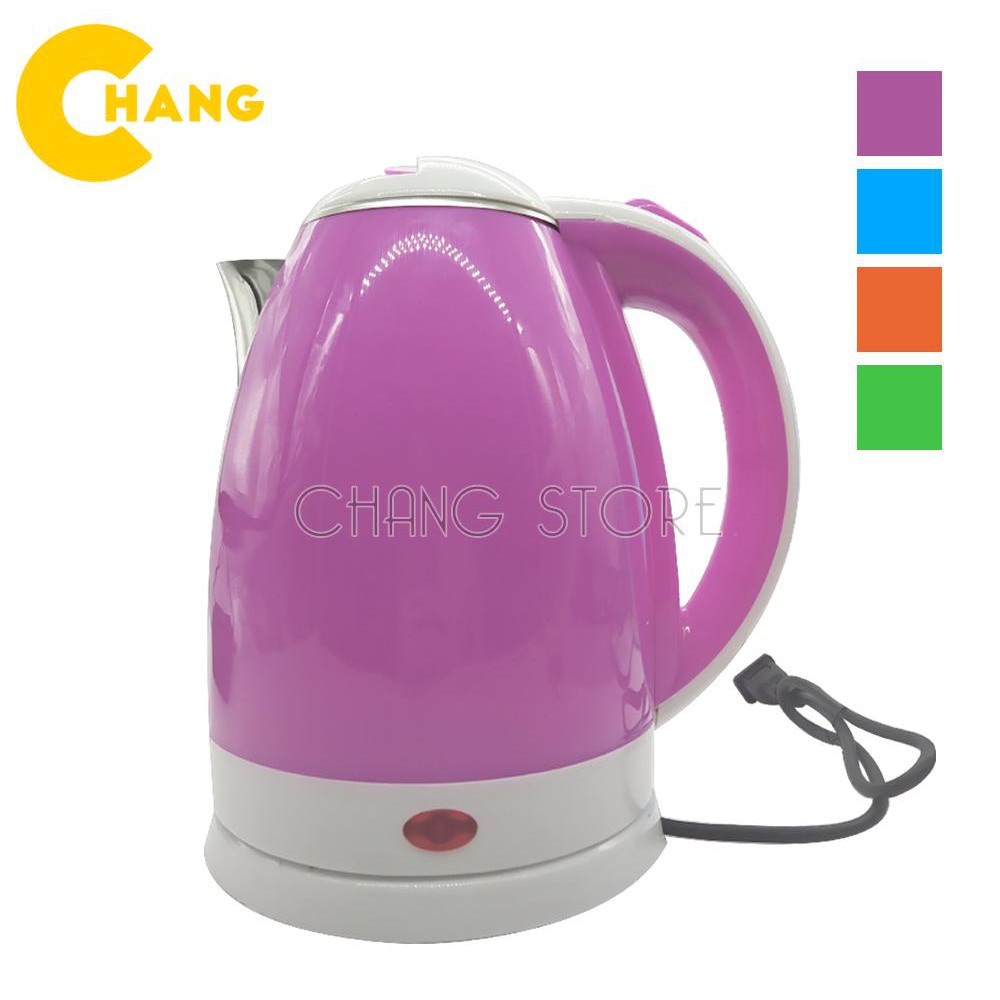 Ấm Đun Nước Siêu Tốc Kettle 2 Lit, An Toàn 2 Lớp Cách Nhiệt, Kiểu Dáng Hiện Đại