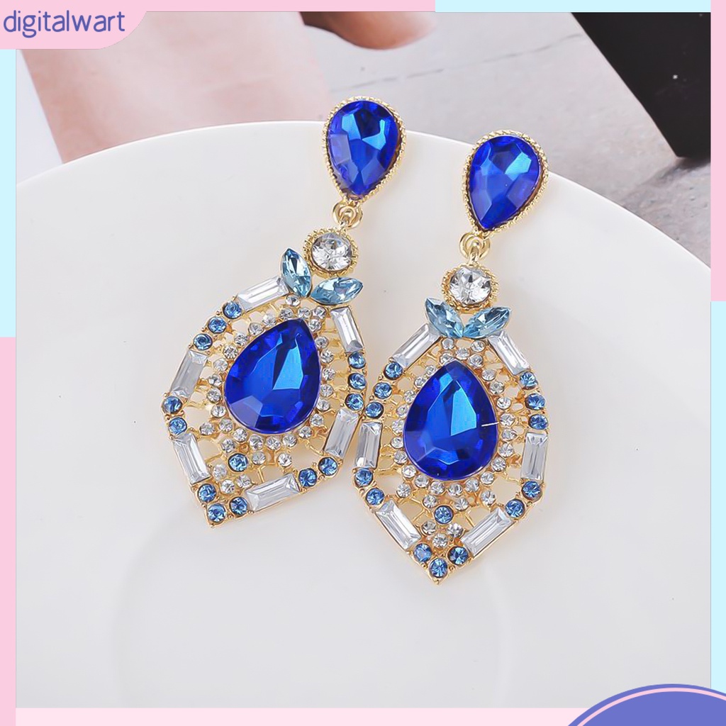 Bông tai dáng dài hình giọt nước cho nữ
