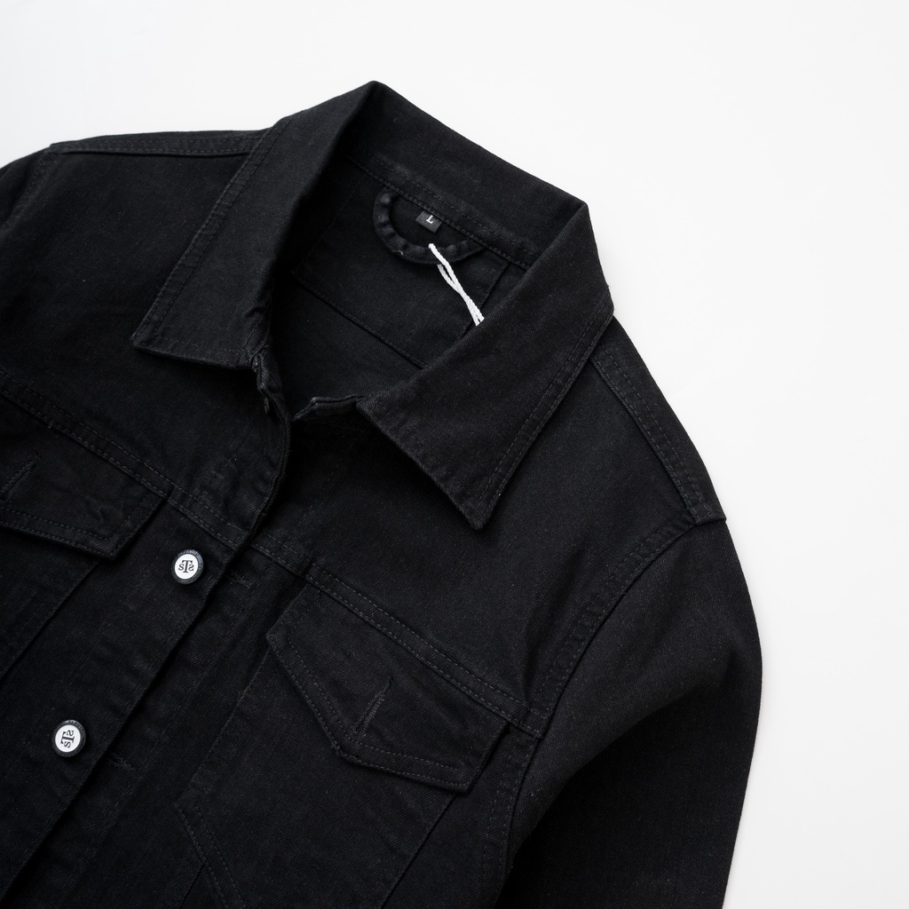 Áo Khoác Jean Nam Đen KENTA AKJ0011