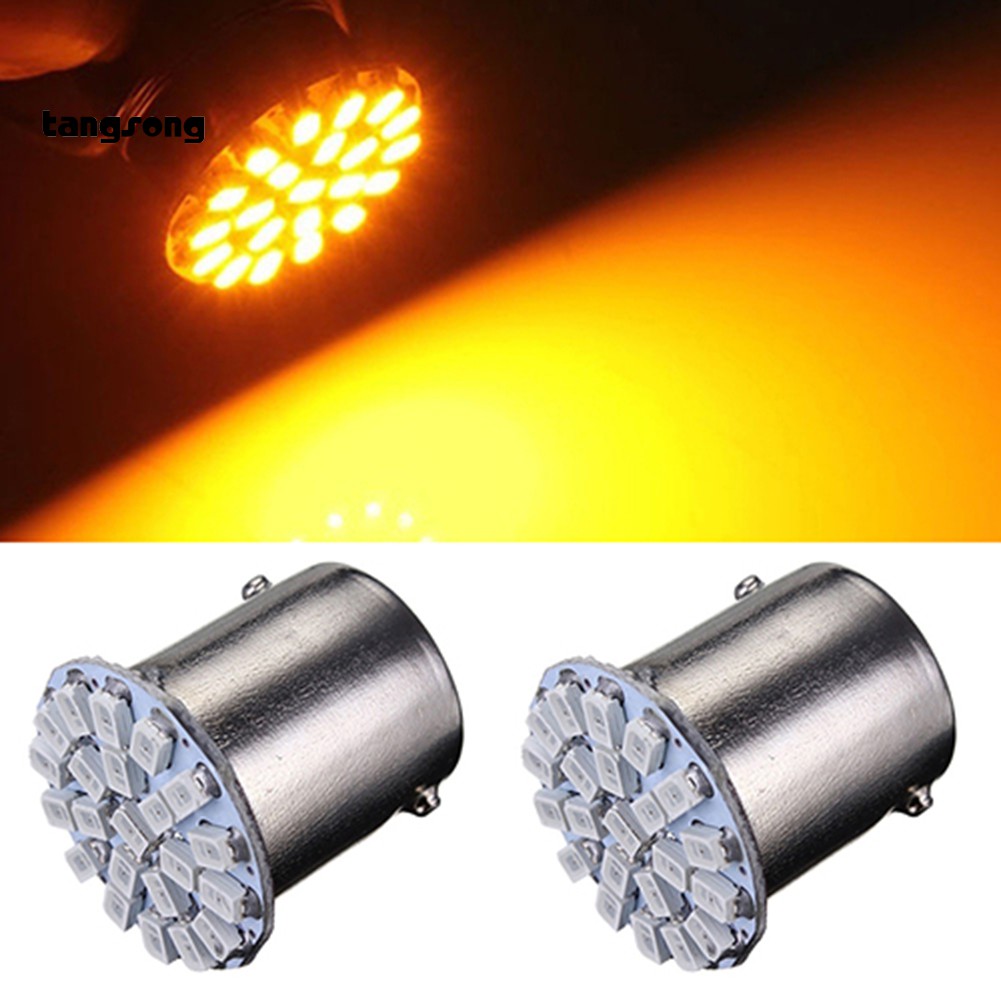 Set 2 bóng đèn xi nhan 1156 1206 Smd Led Dc 12v thích hợp cho xe ô tô