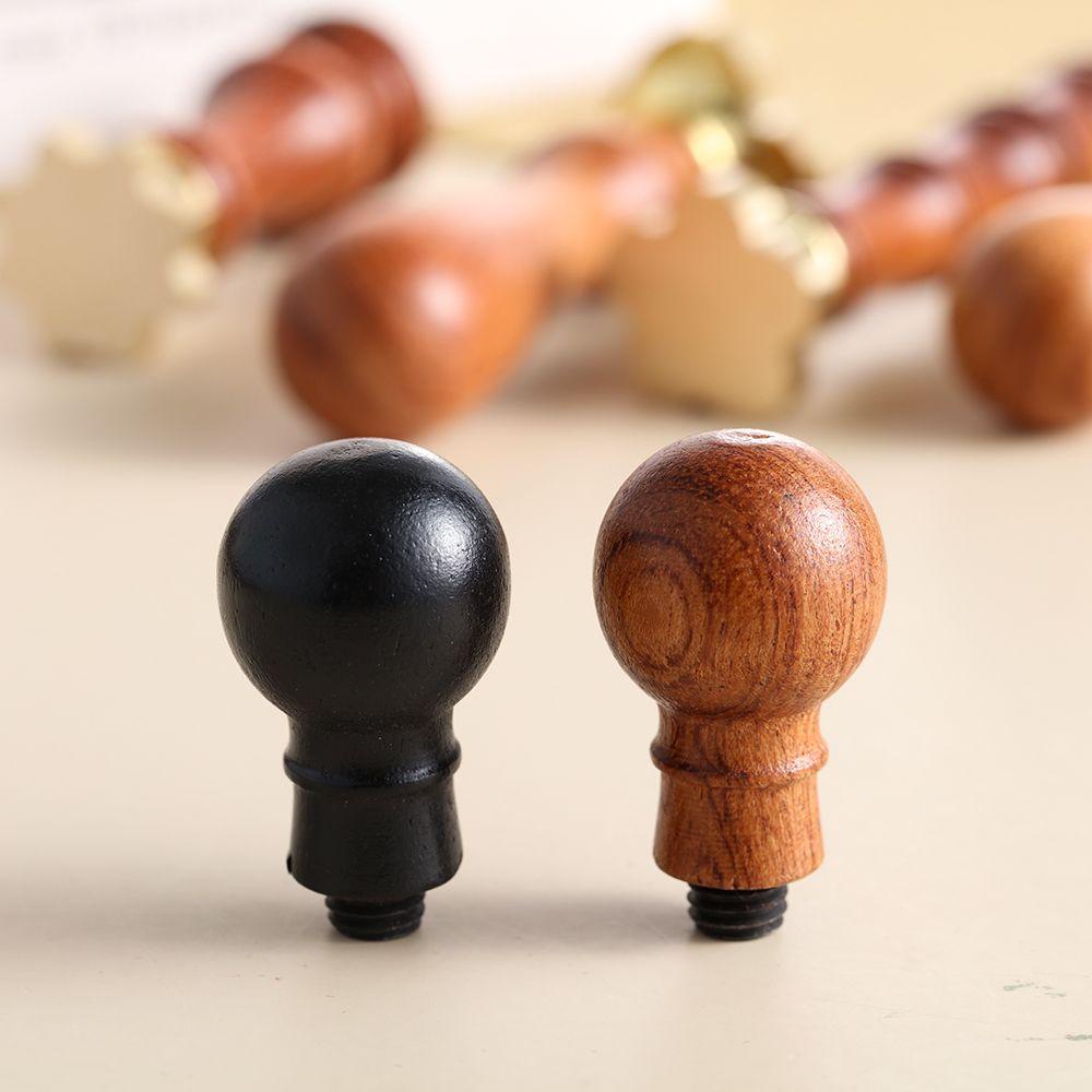 Dụng Cụ Đóng Dấu Niêm Phong Bì Thư Tay Cầm Bằng Gỗ DIY