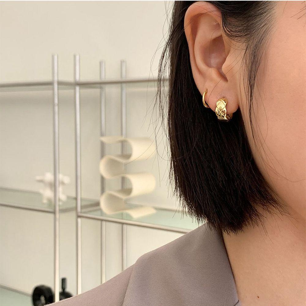 Đôi Khuyên Tai Vòng Tròn Thời Trang Cho Nữ