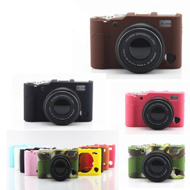 Bao Silicon Bảo Vệ Máy Ảnh Fujifilm XA5 - Đen