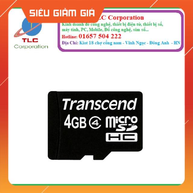 Thẻ Nhớ Micro SD Transcend 4GB Class 4