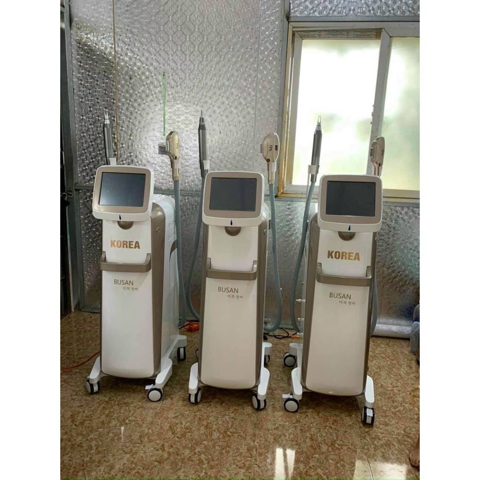 Máy Triệt lông busan chính hãng bắc kinh 2022, 2in1- 1 tay triệt lông - 1 tay laser xóa xăm,xóa nám,tàn nhang