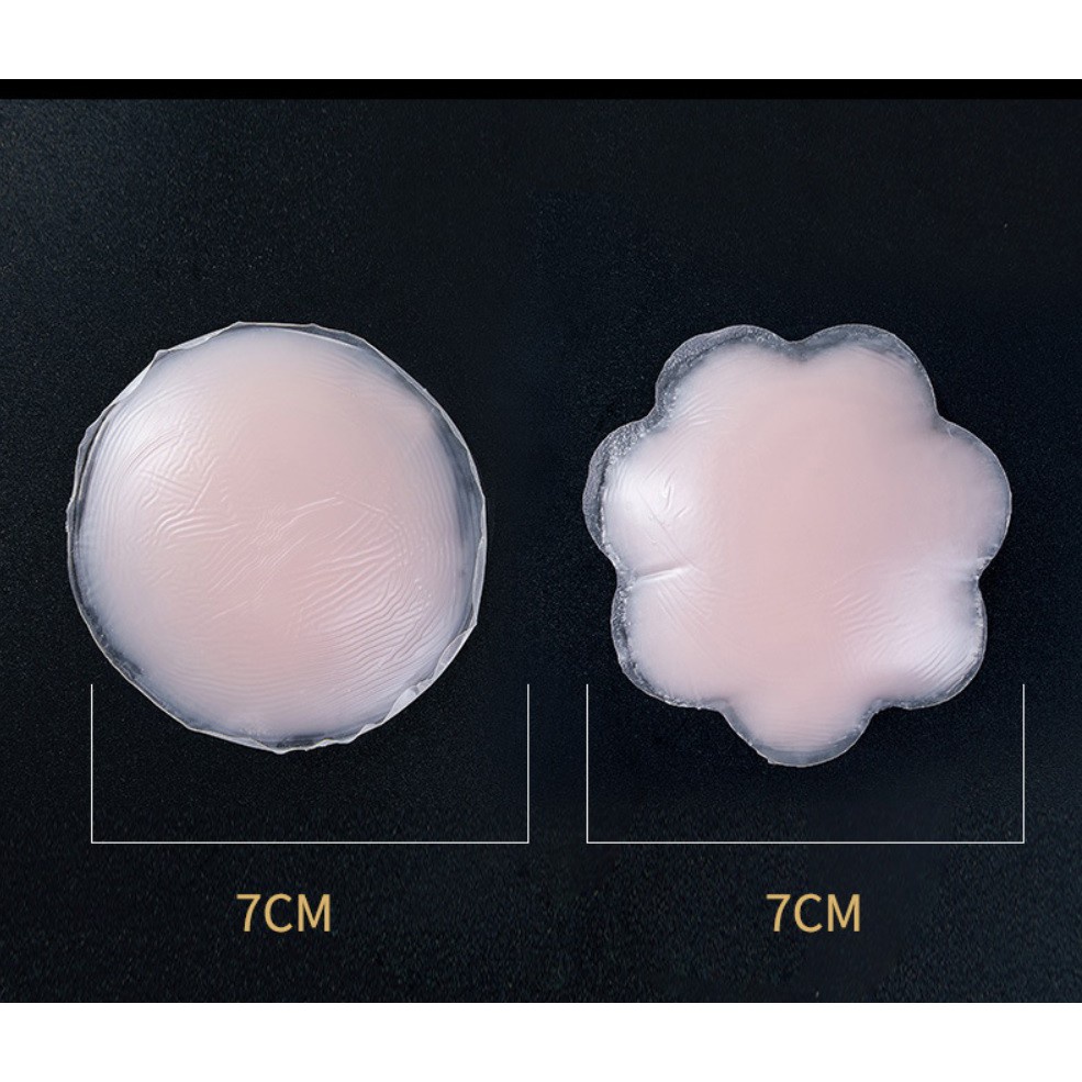 Set 2 miếng dán ngực silicon sử dụng nhiều lần tiện lợi NiA Shop MD002