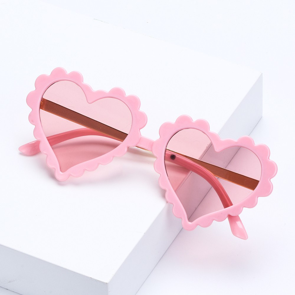 Mắt Kính Chống Nắng Hình Trái Tim 1-8T Dễ Thương Cho Bé Gái