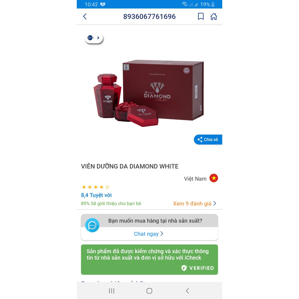 VIÊN UỐNG TRẮNG DA DIAMOND WHITE - Ngọc Trinh BEAUTY PLUS Phiên Bản mới - CÀO MÃ | BigBuy360 - bigbuy360.vn