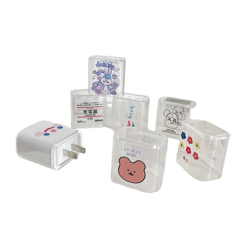 Vỏ trong suốt bảo vệ đầu sạc nhanh 18w / 20w cho Iphone 11Pro 12