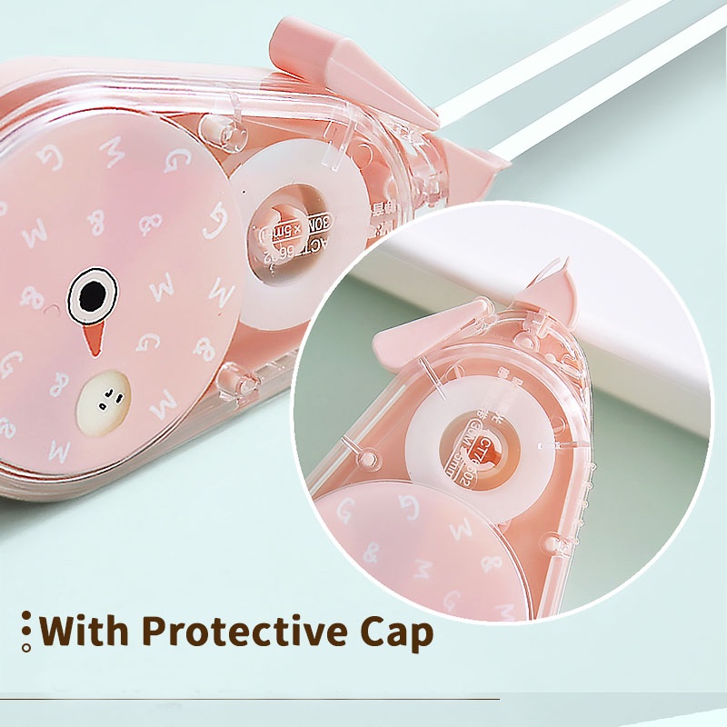 Bút Xóa Kéo Cỡ Lớn 5mmx30m Họa Tiết Hoạt Hình Dễ Thương Tiện Dụng Cho Học Sinh