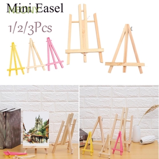 Set 1/ 2/ 3 giá đỡ bằng gỗ dùng để vẽ tranh tiện dụng