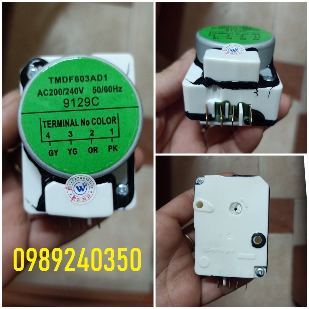 Đồng hồ timer tủ lạnh TMDF603AD1 - 9129C có viền loại tốt