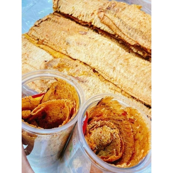 Khô mực cán tẩm gia vị 1 hũ 250gr (giao nhanh HCM)