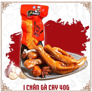 Chân gà cay Việt Nam hãng Alishan ủ vị xì dầu tỏi ớt siêu ngon, hương vị Tứ Xuyên, CGV01