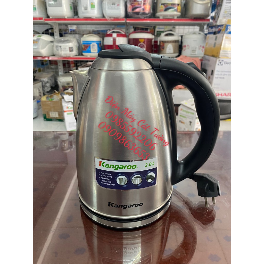 Bình đun siêu tốc Kangaroo 2 lít KG-20SK3 - Hàng xài lướt 95%