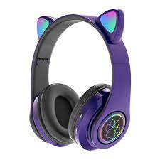 Tai Nghe Bluetooth, Tai Chụp Không Dây Dễ Thương Có Mic,Âm Bass Mạnh Mẽ Và Dung Lượng Pin Khủng 400mAh BH 12 Tháng 5.