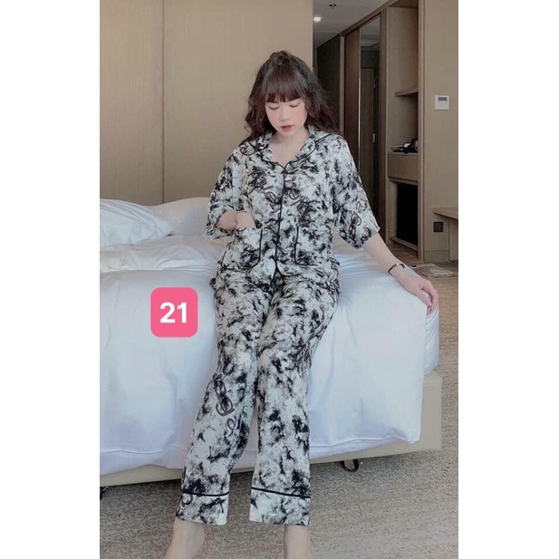 [HÀNG MỚI VỀ] Bộ đồ ngủ pyjama cánh dơi tay lỡ quần dài siêu hot