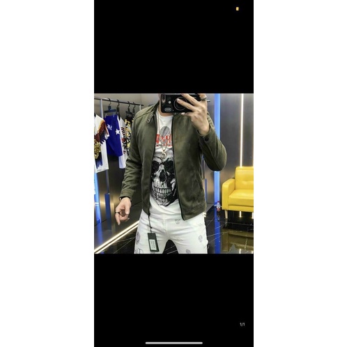 ÁO DA LỘN XANH RÊU HÀNG QC CAO CẤP XẢ KHO GIÁ SỐC