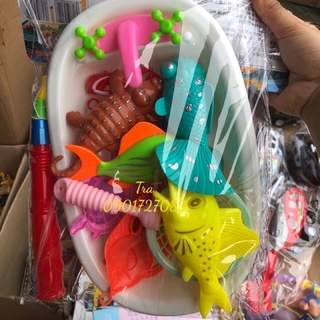 Bộ đồ chơi câu cá chậu nhiều chi tiết cho bé
