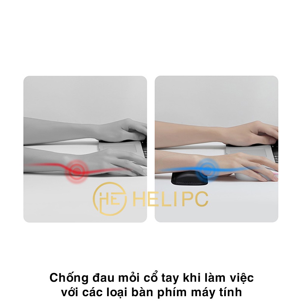 Kê tay cho bàn phím bọc da PU cao cấp chống đau mỏi cổ tay – Đệm kê tay cho bàn phím cơ