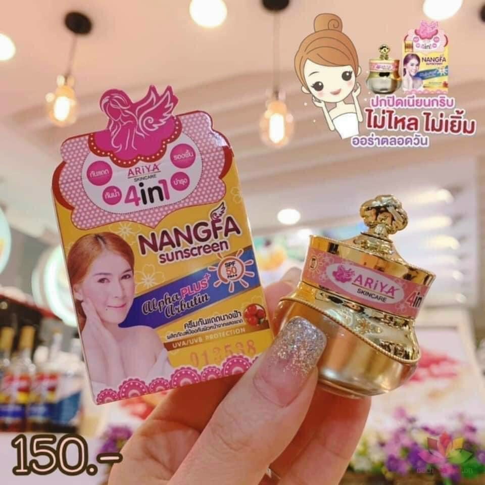 Kem chống nắng dưỡng da kèm makeup Nangfa Thái Lan 5g