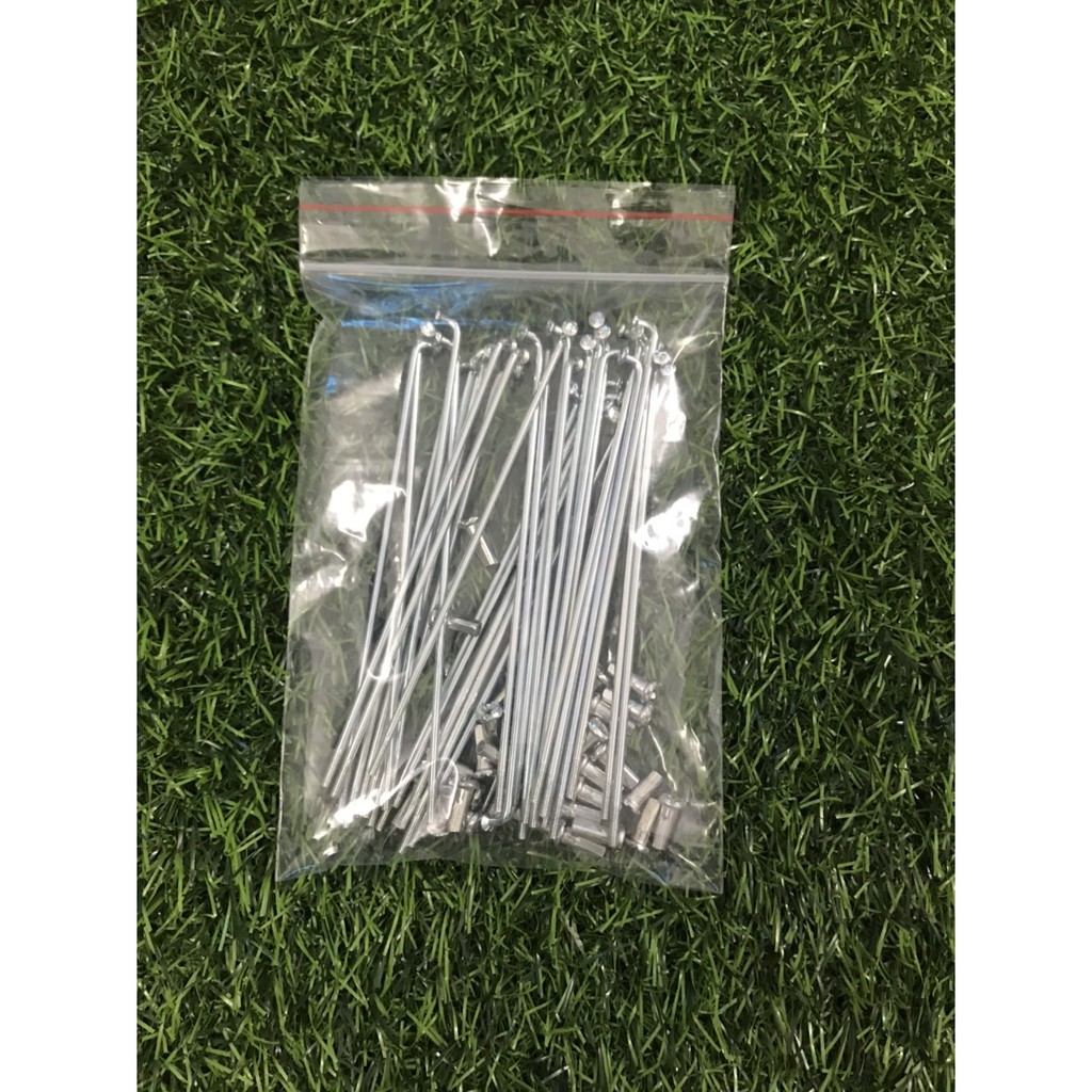 Bộ 32 nan hoa xe đạp trẻ em inox dài 11cm.