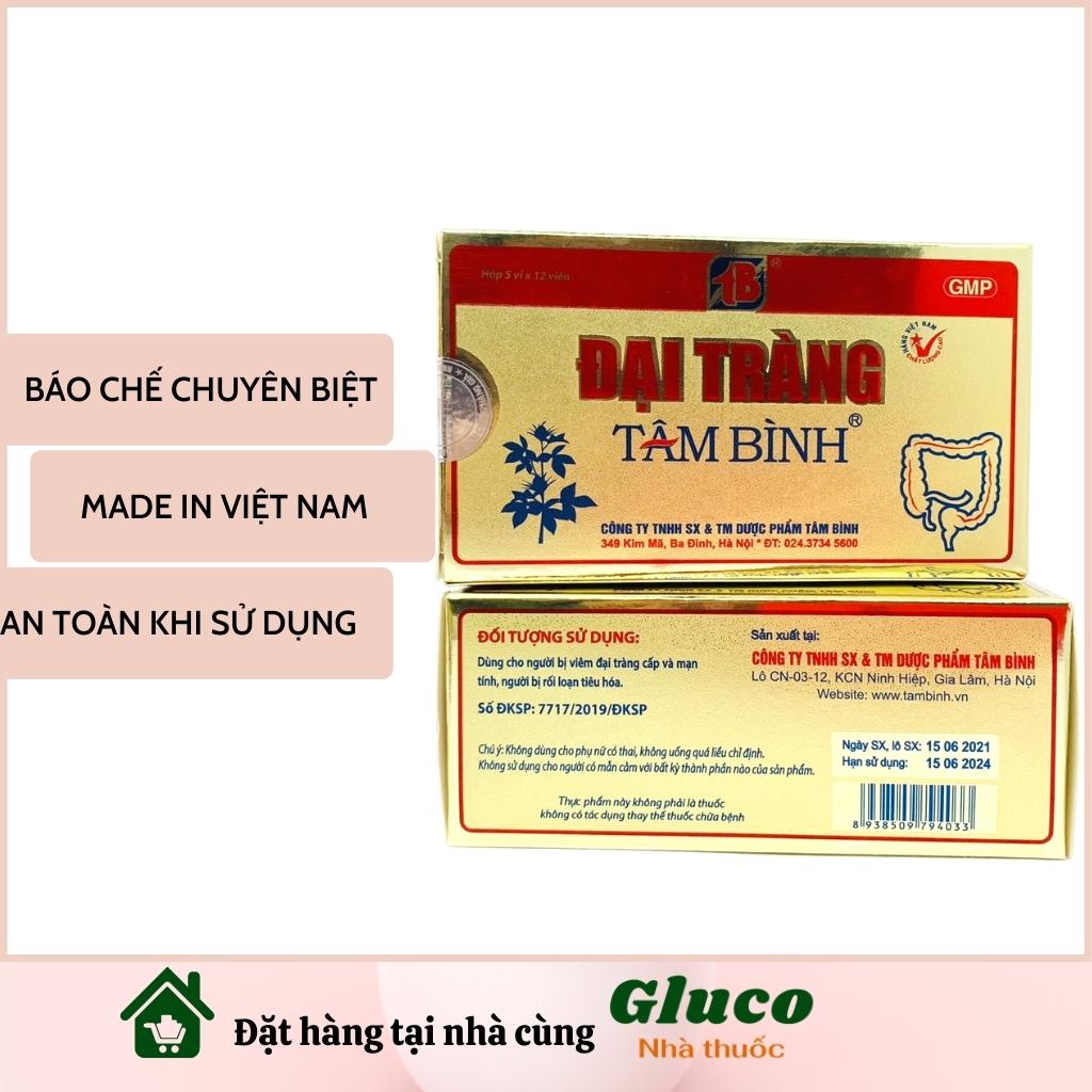 Đại Tràng Tâm Bình hỗ trợ viêm đại tràng, kích thích tiêu hoá GLU4301