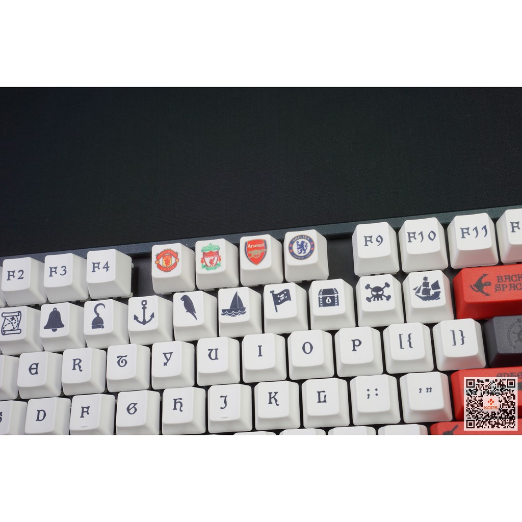 Keycap lẻ đội bóng Ngoại Hạng Anh - OEM - Keycap Arsenal, Keycap Chelsea, Keycap Liverpool, keycap MU - Keycap bóng đá