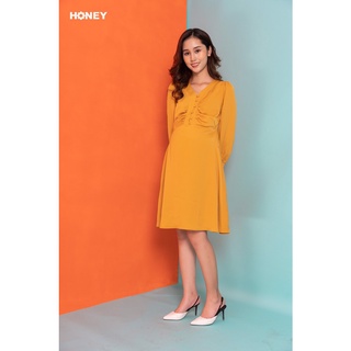 Váy bầu công sở, dáng suông chất liệu lụa cao cấp, nhiều size -  Thời trang đầm bầu cao cấp HONEY