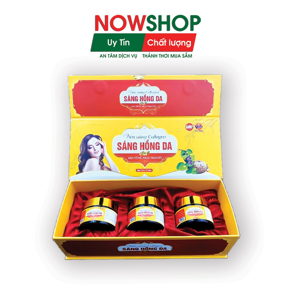 Sáng Hồng Da CoCo Bổ sung Collagen, tinh chất sâm tố nữ, nhau thai cừu, đẹp da, giảm lão hóa da, hết tàn nhang, sạm da