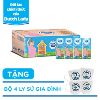 Sữa Cô Gái Hà Lan Cao Khỏe ( Vị dâu ) tặng bộ 4 ly