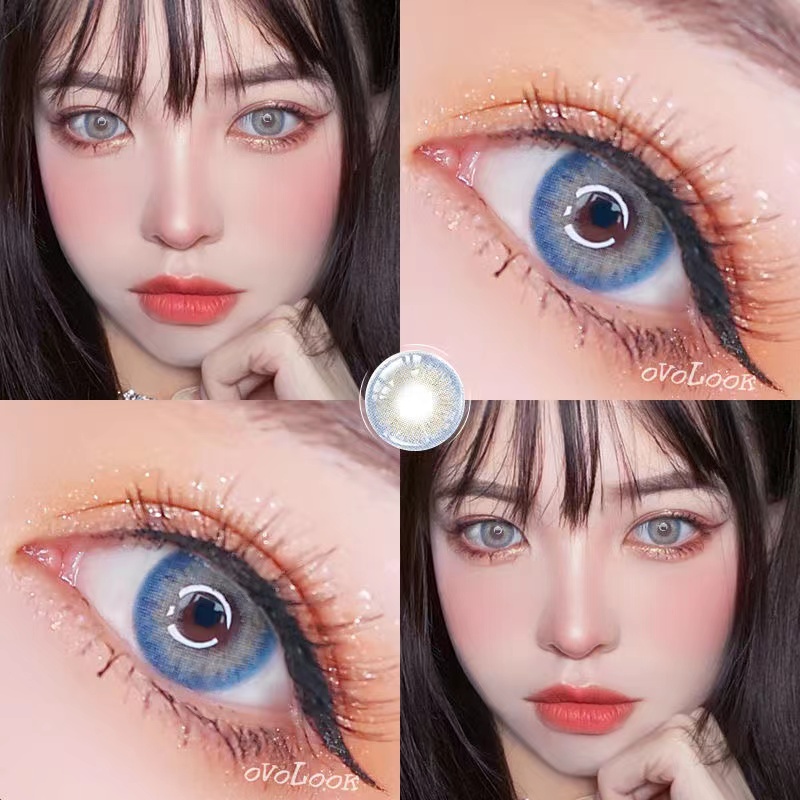 Kính áp tròng màu sắc thời trang phong cách Hàn Quốc 14.0-14.5mm