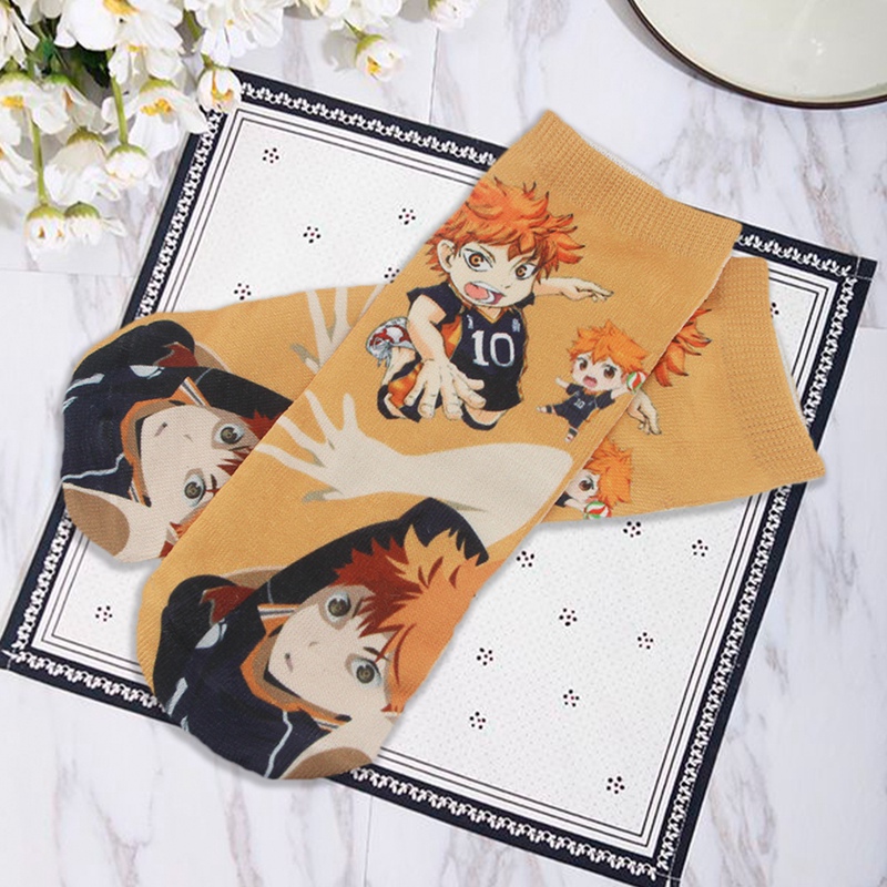 Tất Cotton In Hình Anime Haikyuu Độc Đáo Cá Tính