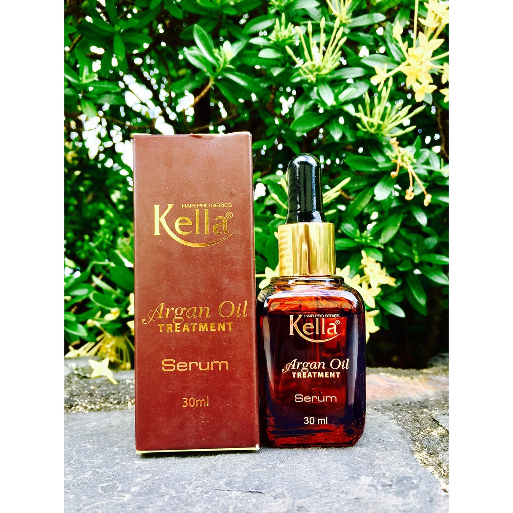 Tinh dầu phục hồi tóc Kella Argan Oil Treatment Serum 30ml