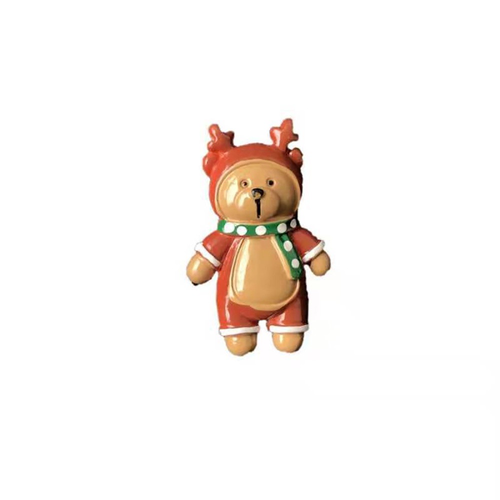 Kẹp Tóc Nhựa Resin Hình Gấu Dễ Thương Phong Cách Hàn Quốc Cho Nữ