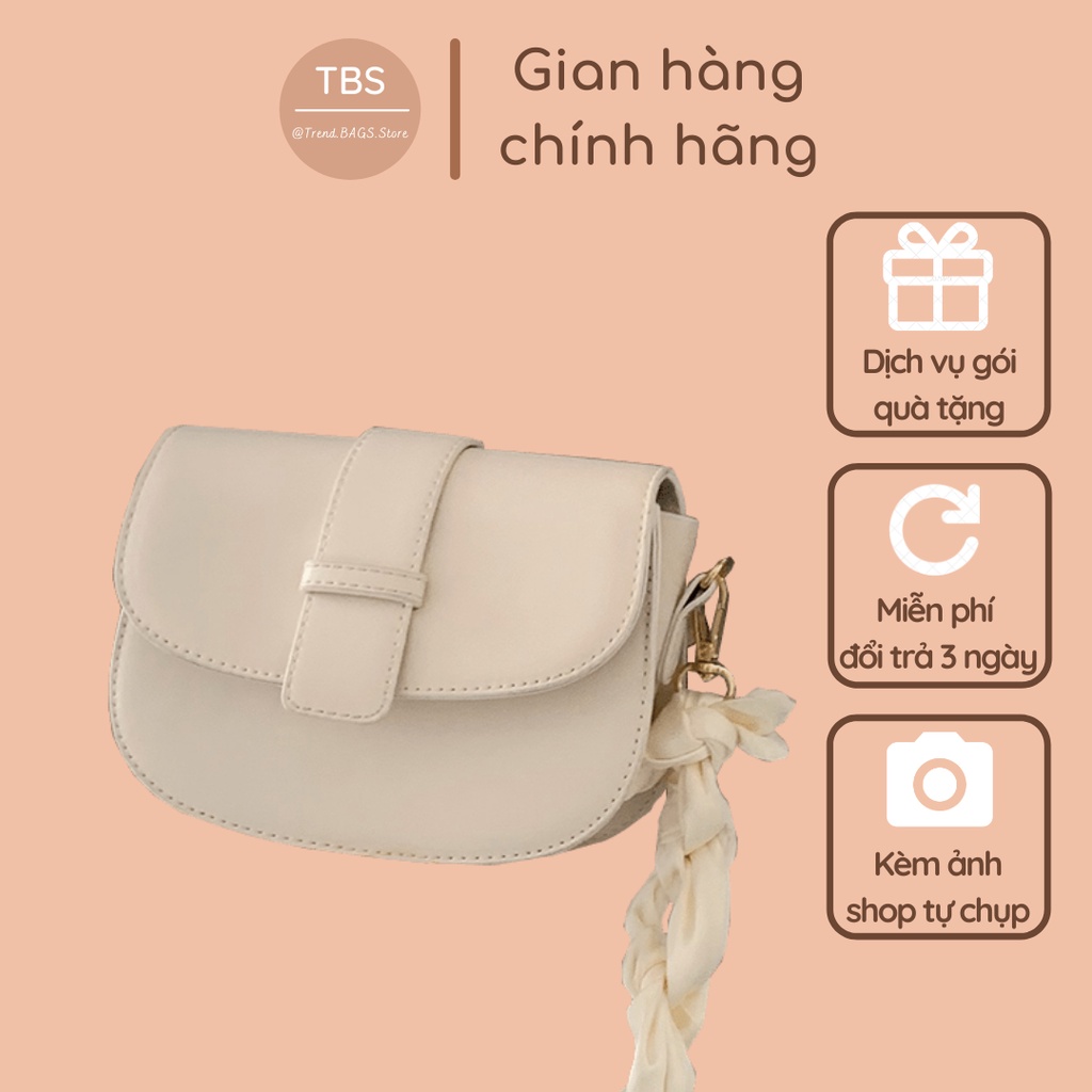 Túi đeo chéo basic khăn nơ - Hàng loại 1 - TB.Store DC328 19x14x7