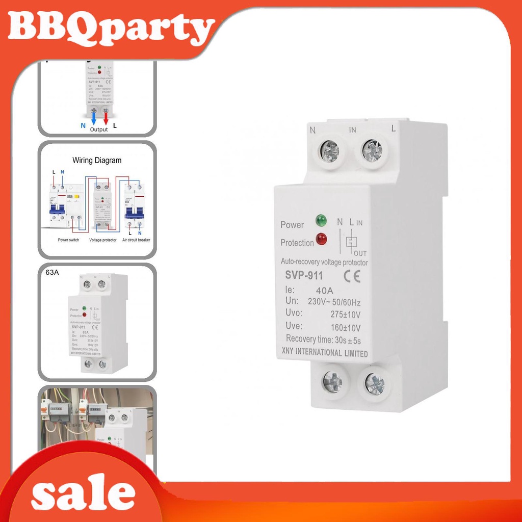 Bộ bảo vệ điện áp quá áp trên dưới đáng tin cậy hoàn toàn tự động cho thiết bị điện