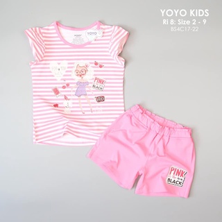 Giảm giá 140k===>120k===bộ thun yoyo bé gái