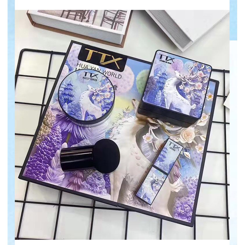 Bộ trang điểm 4 món mẫu nai trắng. FULL BOX | BigBuy360 - bigbuy360.vn