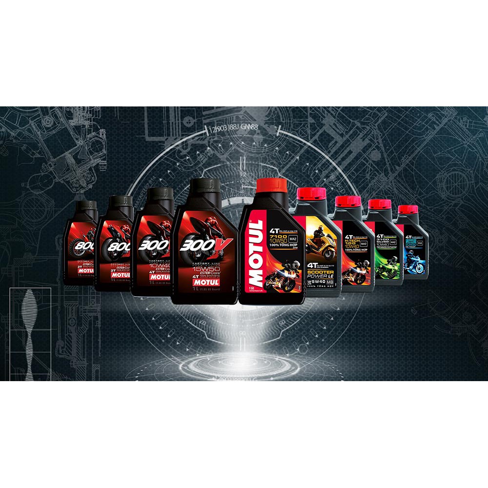 Combo 3 nhớt tay ga motul, dung dịch vệ sinh kim phun xăng và nhớt Lap hộp số