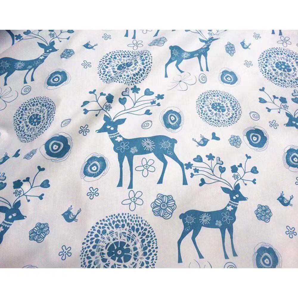 Vải 100% Cotton 50x160cm / 19.7 &quot;x63&quot; Họa Tiết Hoạt Hình