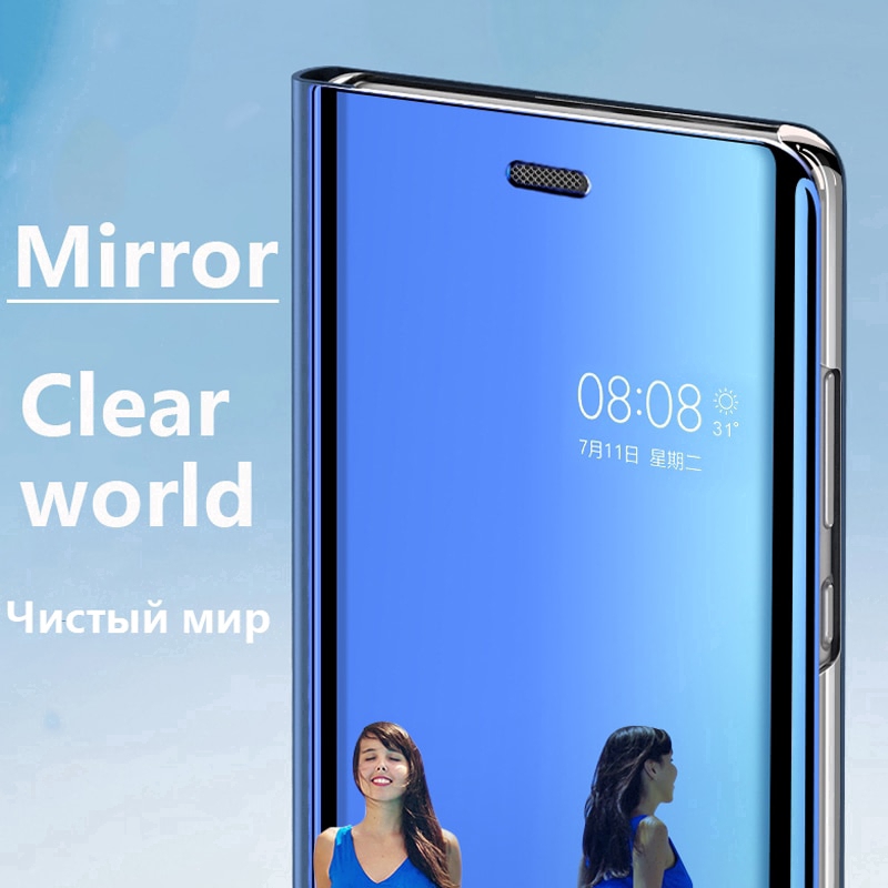 Bao da tráng gương sang trọng cho Samsung Galaxy S8 S9 S10 Note 8 9 Plus | BigBuy360 - bigbuy360.vn