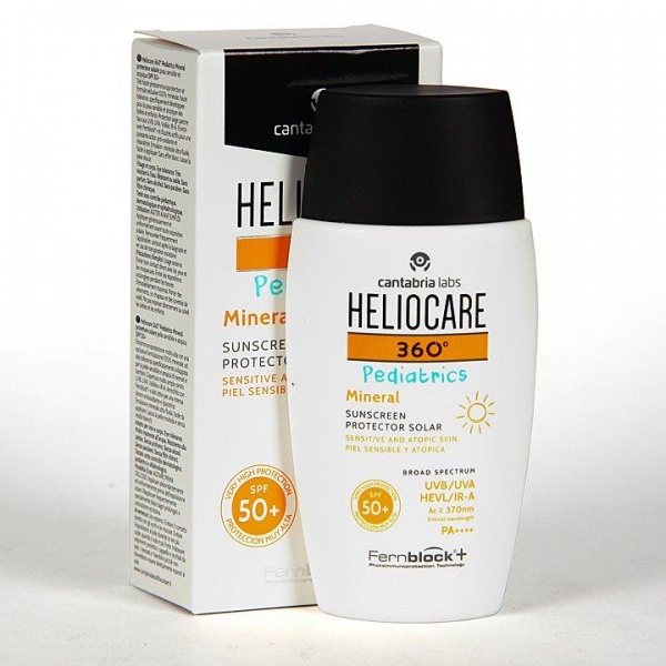 Kem chống nắng cho da nhạy cảm Heliocare 360 Pediatrics Mineral SPF 50 50ml