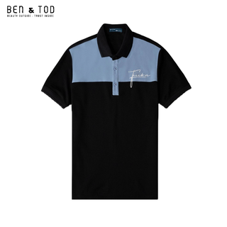 Áo polo nam form REGULAR BEN&TOD 21124 vải thun cotton nam tính chỉnh chu sang trọng trẻ trung