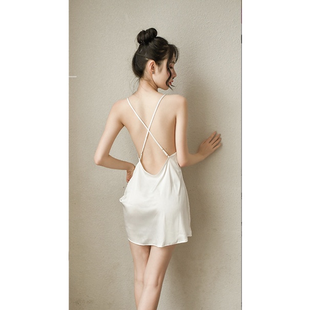 Váy ngủ sexy ren hoa ngực , đầm ngủ gợi cảm #HT143