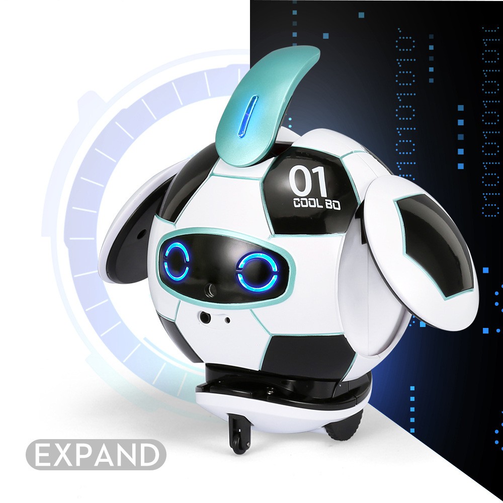 Bafada KUBO Vector Robot Conversation, Singing, Dancing, Running,  Intelligent Robot Remote Control RC Robot Speaking Robot Toys Gesture Sensing Robot Education Toy,Smart Children's Toys