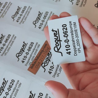 Nhận in tem decal giấy theo yêu cầu In Bạch Dương