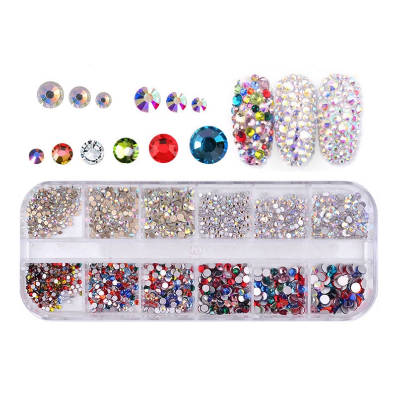 Đá Pha Lê Tròn Trang Trí Móng Tay Nghệ Thuật